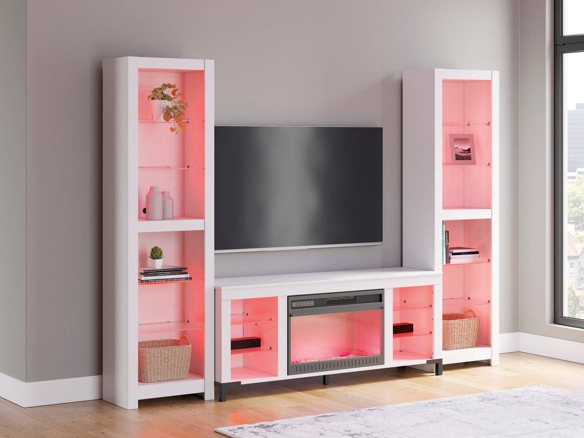 W2722 - TV Stand 59" L w/Fireplace (LED Lights) — additional view [2]