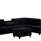 40Heights Reversible Sectional and Ottoman — Exact product detail: Center detail