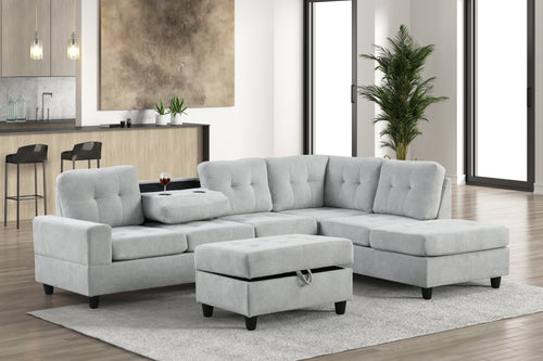 41Heights Reversible Sectional + Ottoman — additional view [1]