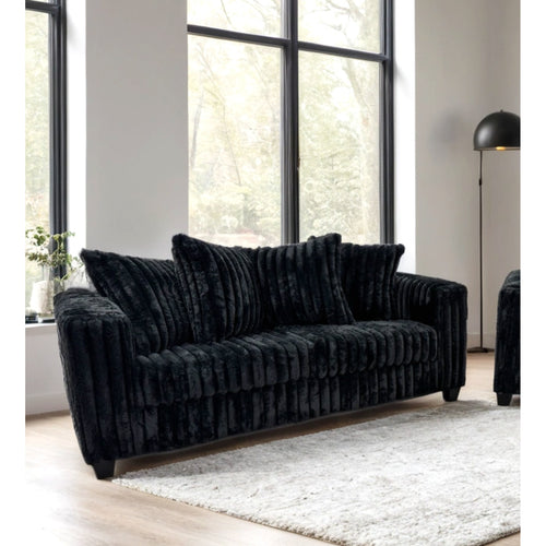 510 Black Sofa and Loveseat Set