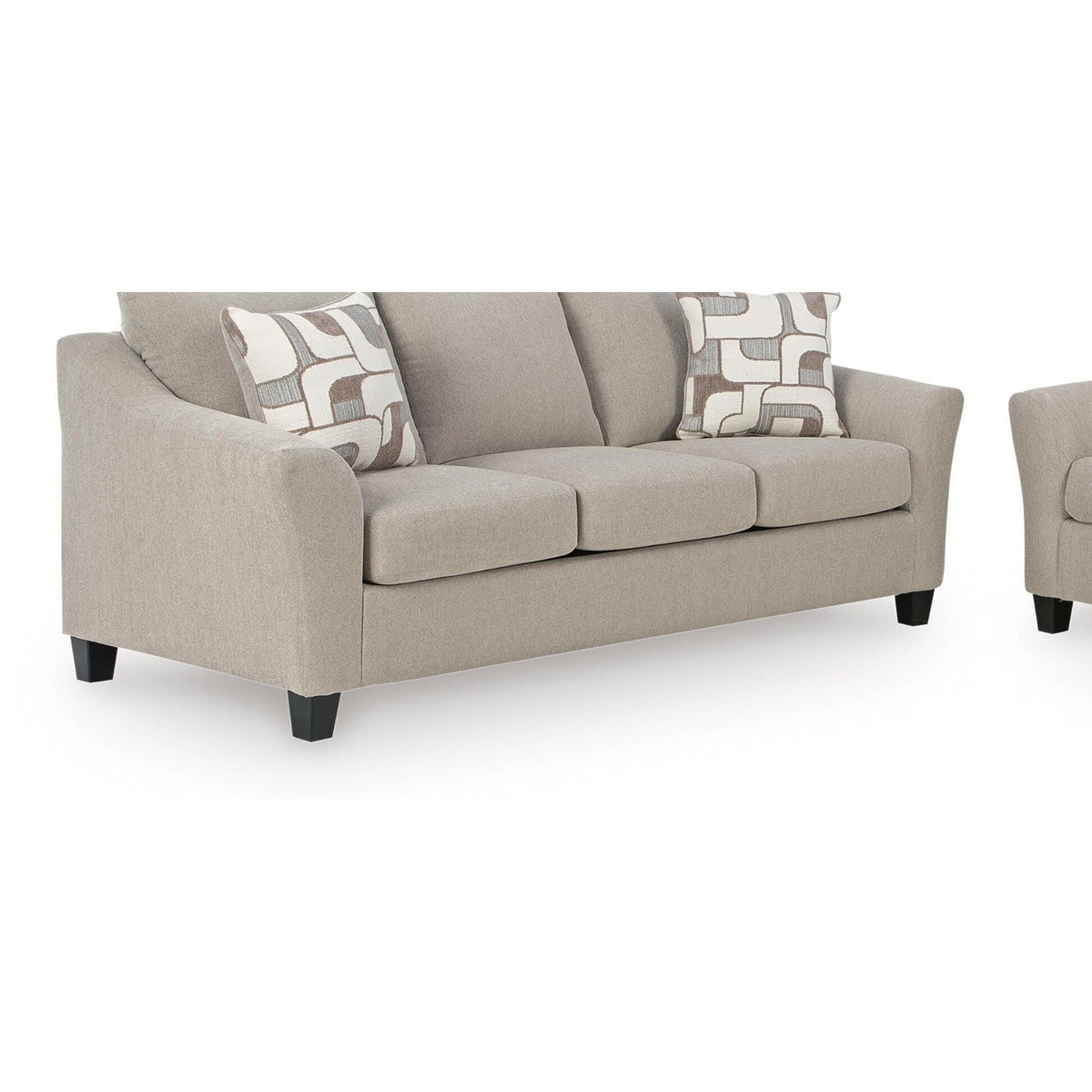 Ashley 598-03 - Sofa and Loveseat Set — Exact product detail: Left-side detail