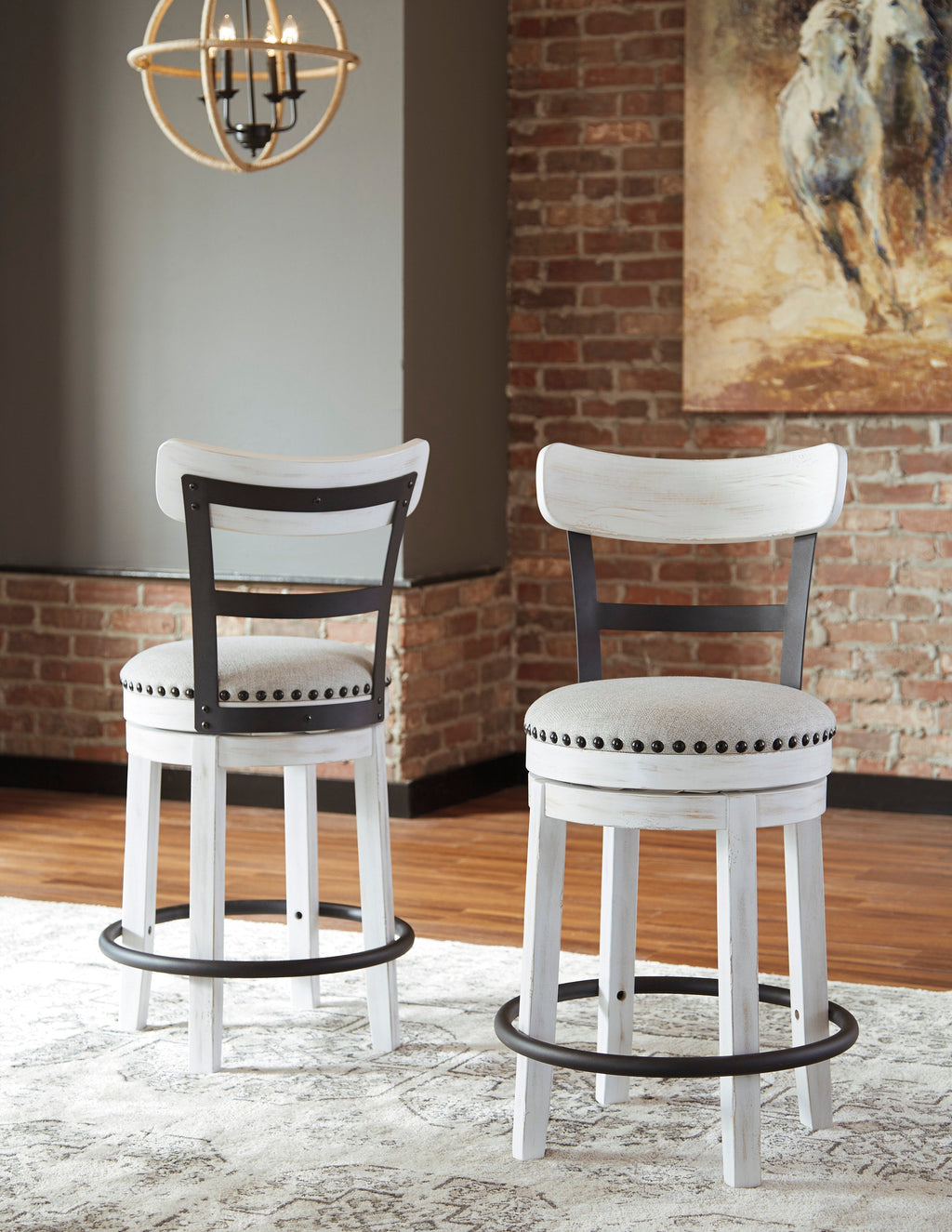 D546-524 - 24" COUNTERHEIGHT Swivel Barstool — additional view [1]