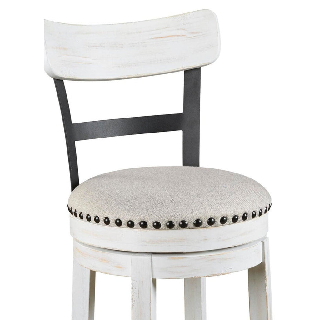 D546-524 - 24" Counter-Height Swivel Barstool — Exact product detail: Upper detail