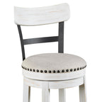 D546-524 - 24" Counter-Height Swivel Barstool — Exact product detail: Upper detail
