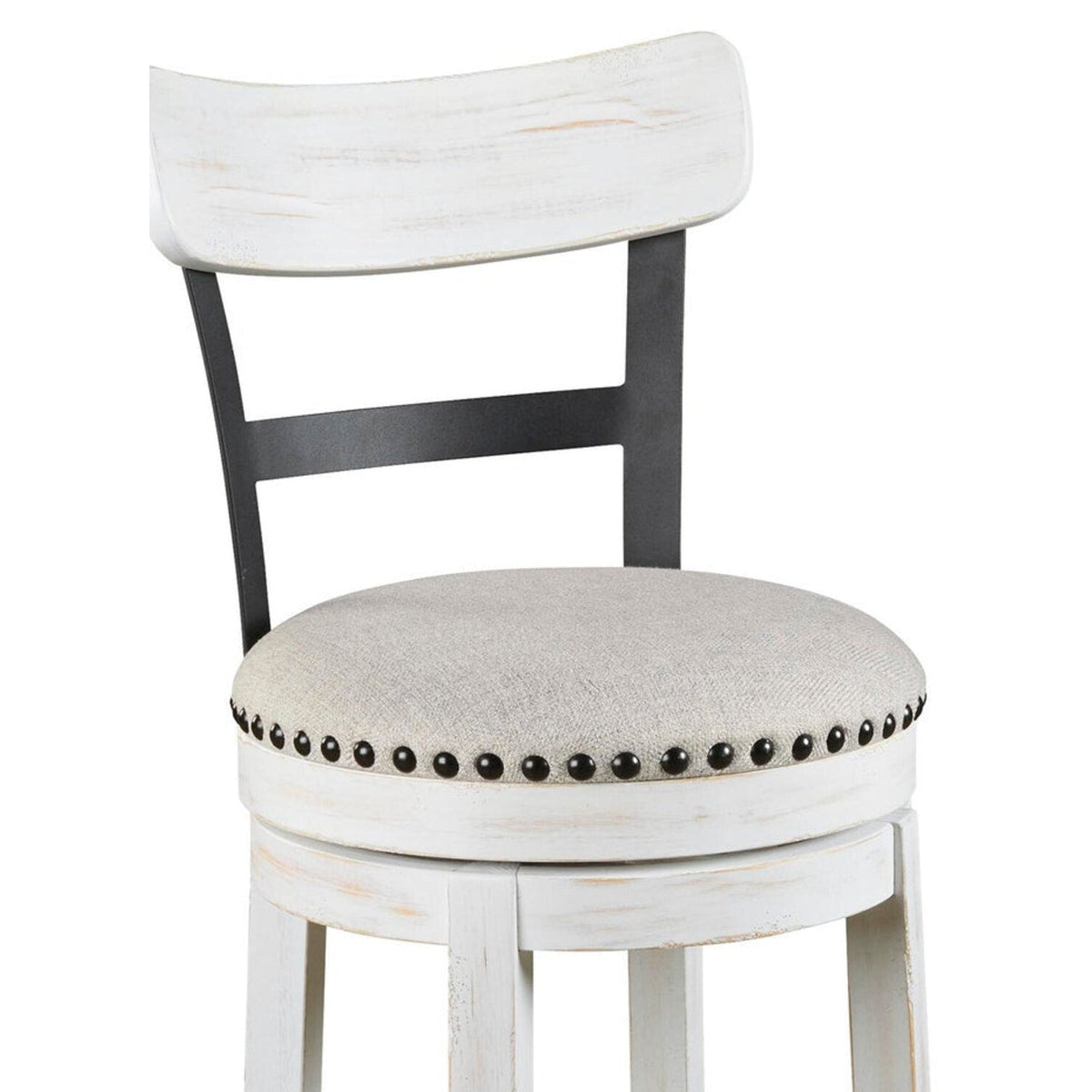 D546-524 - 24" Counter-Height Swivel Barstool — Exact product detail: Upper detail