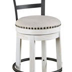 D546-524 - 24" Counter-Height Swivel Barstool — Exact product detail: Center detail