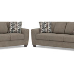 Ashley 302-04 Sofa and Loveseat Set — Exact product detail: Center detail