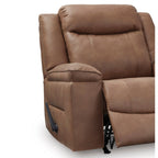 Ashley 6530825 - Oversized "Big Man's" Rocker Recliner — Exact product detail: Left-side detail