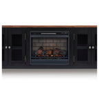 W664-68 - TV Stand with Fireplace 75" L — Exact product detail: Center detail