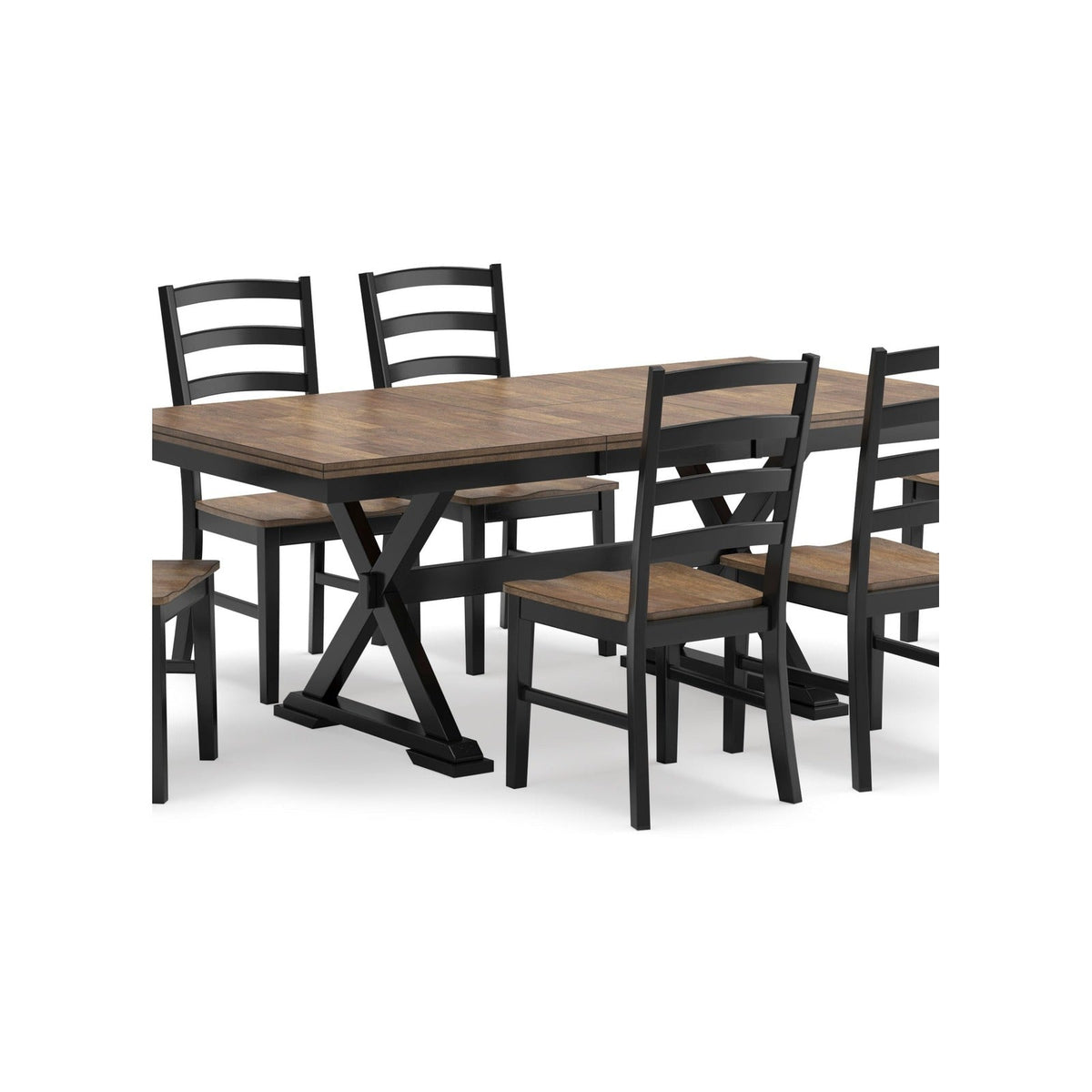 Ashley D634 - 7-Piece Dining Set — Exact product detail: Center detail