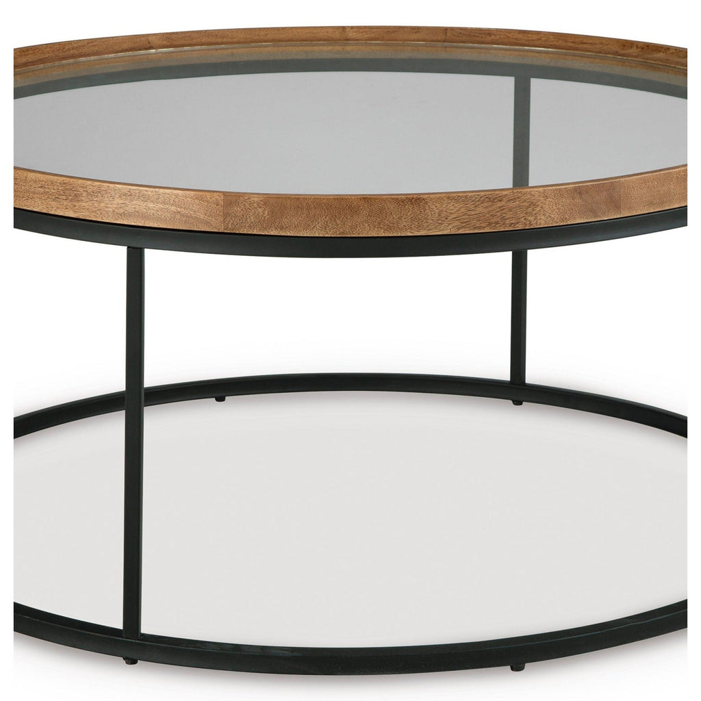 Ashley T502-8 - Cocktail Table — Exact product detail: Center detail