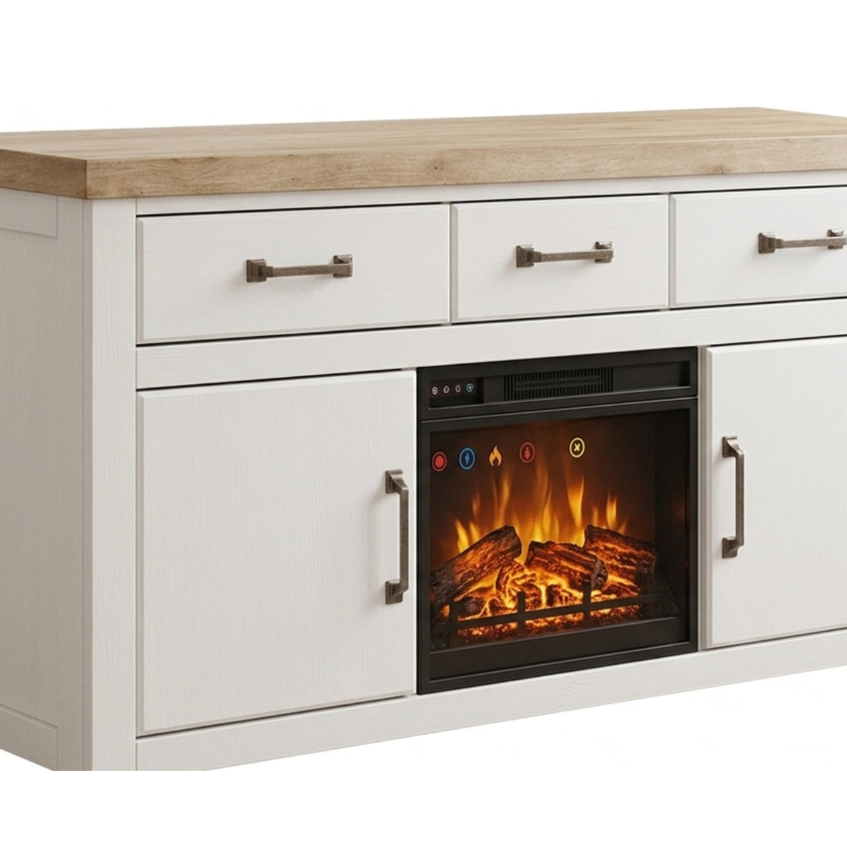 W4615-268 - TV Stand or TV Stand with Fireplace 72"L — Exact product detail: Center detail