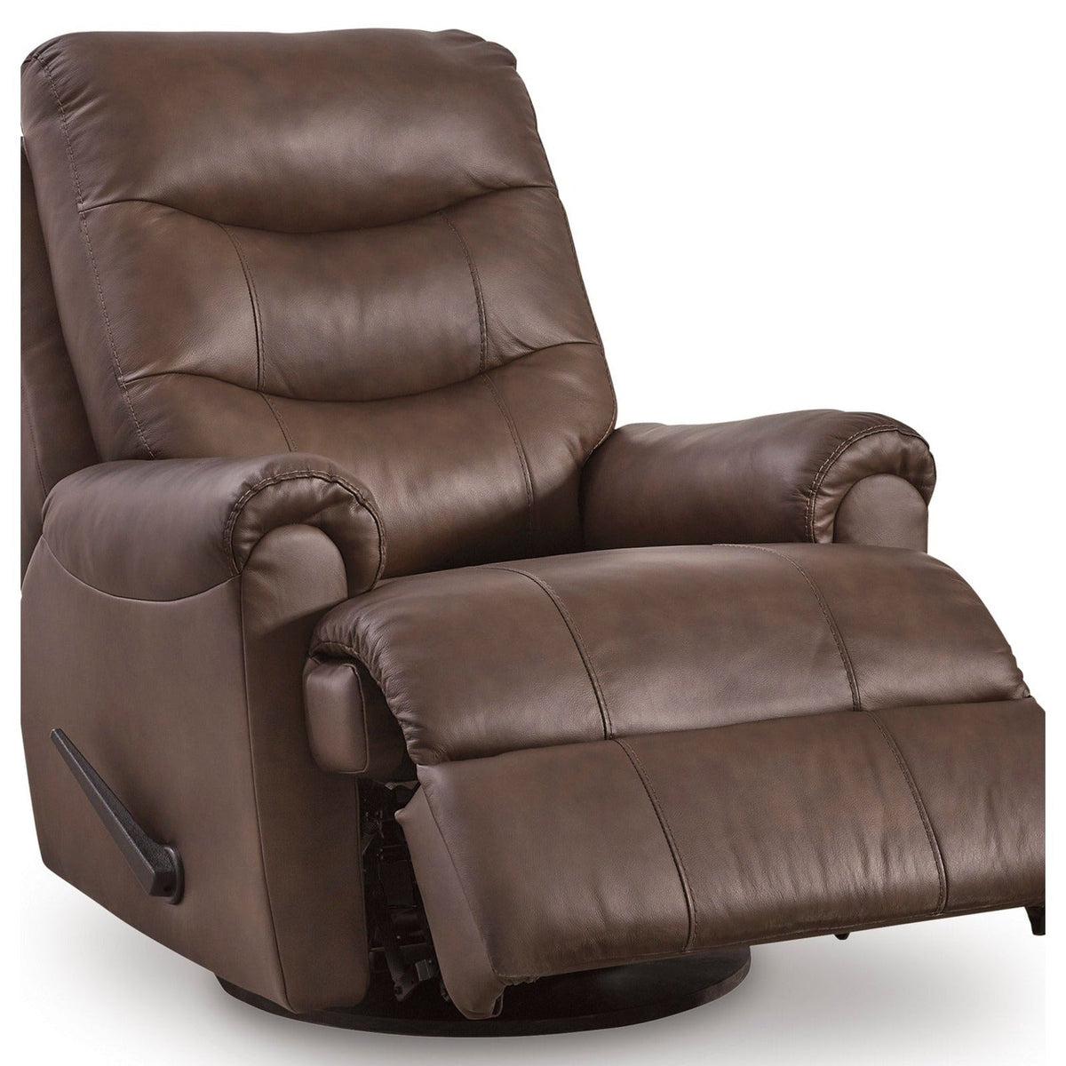 U1340061 - Swivel Recliner (Top-Grain Leather) — Exact product detail: Center detail