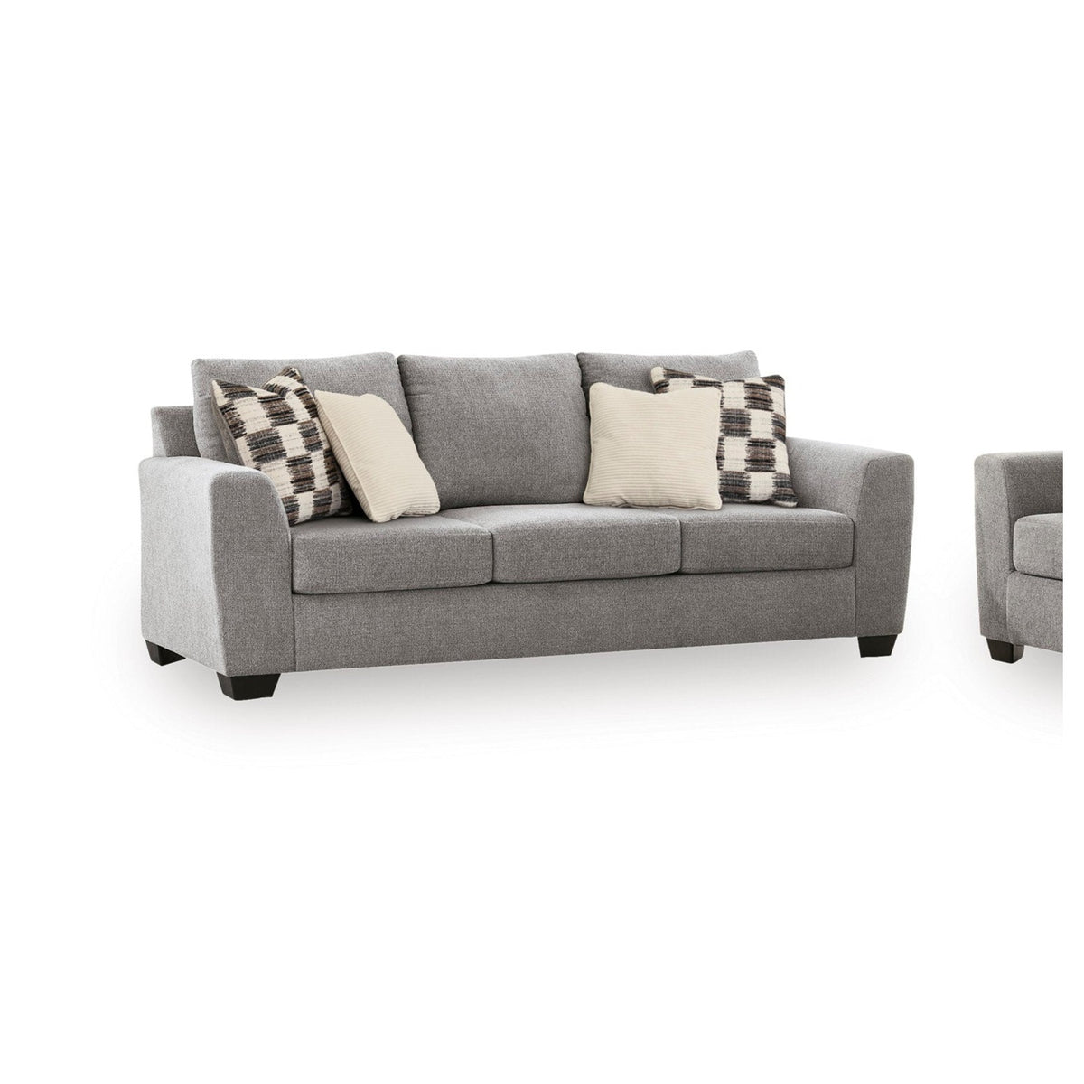 Ashley 631-03 - Sofa and Loveseat Set — Exact product detail: Left-side detail