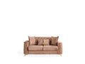 Galaxy Home Luna Loveseat in Copper