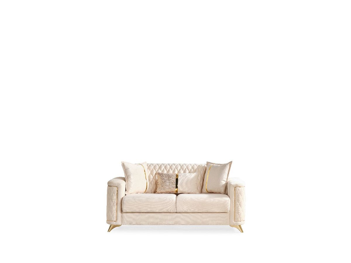 Galaxy Home Luna Loveseat in Ivory