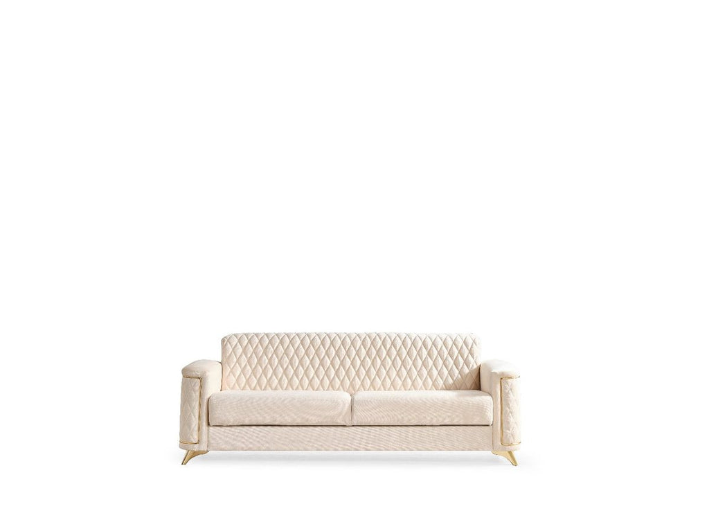 Galaxy Home Luna Sleeper Sofa in Ivory