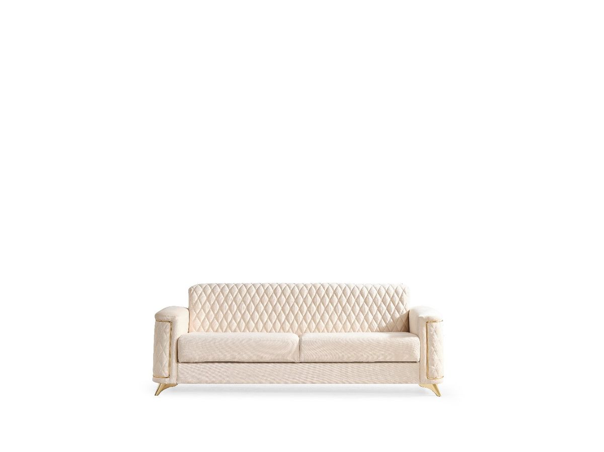 Galaxy Home Luna Sleeper Sofa in Ivory