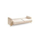 Galaxy Home Luna Sleeper Sofa in Ivory