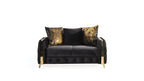 Galaxy Home Lust Loveseat in Black