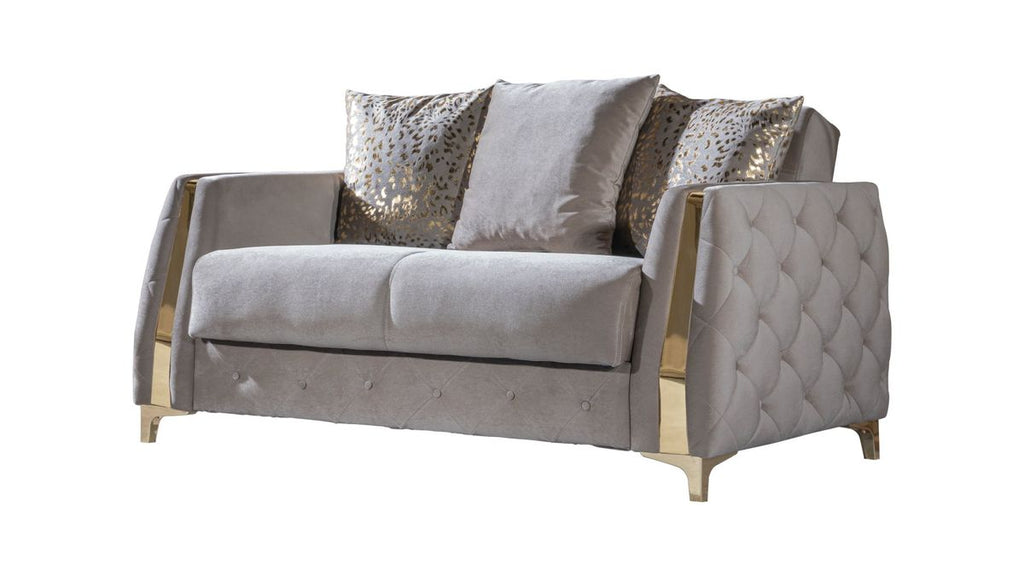 Galaxy Home Lust Loveseat in Taupe