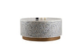 Galaxy Home Modern Luxe Coffee Table in Gray