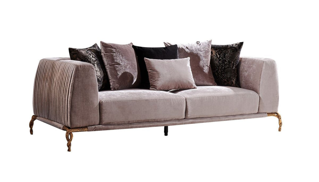 Galaxy Home Majesty Loveseat in Ivory
