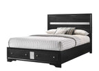 Galaxy Home Matrix Queen Bed in Black