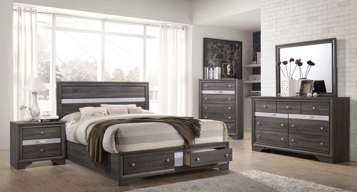 Galaxy Home Matrix Chest in Grey