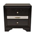 Galaxy Home Matrix Nightstand in Black