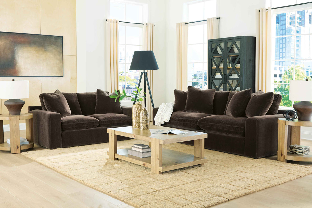 Bittersweet Oversized Sofa and Loveseat Set — Lifestyle View