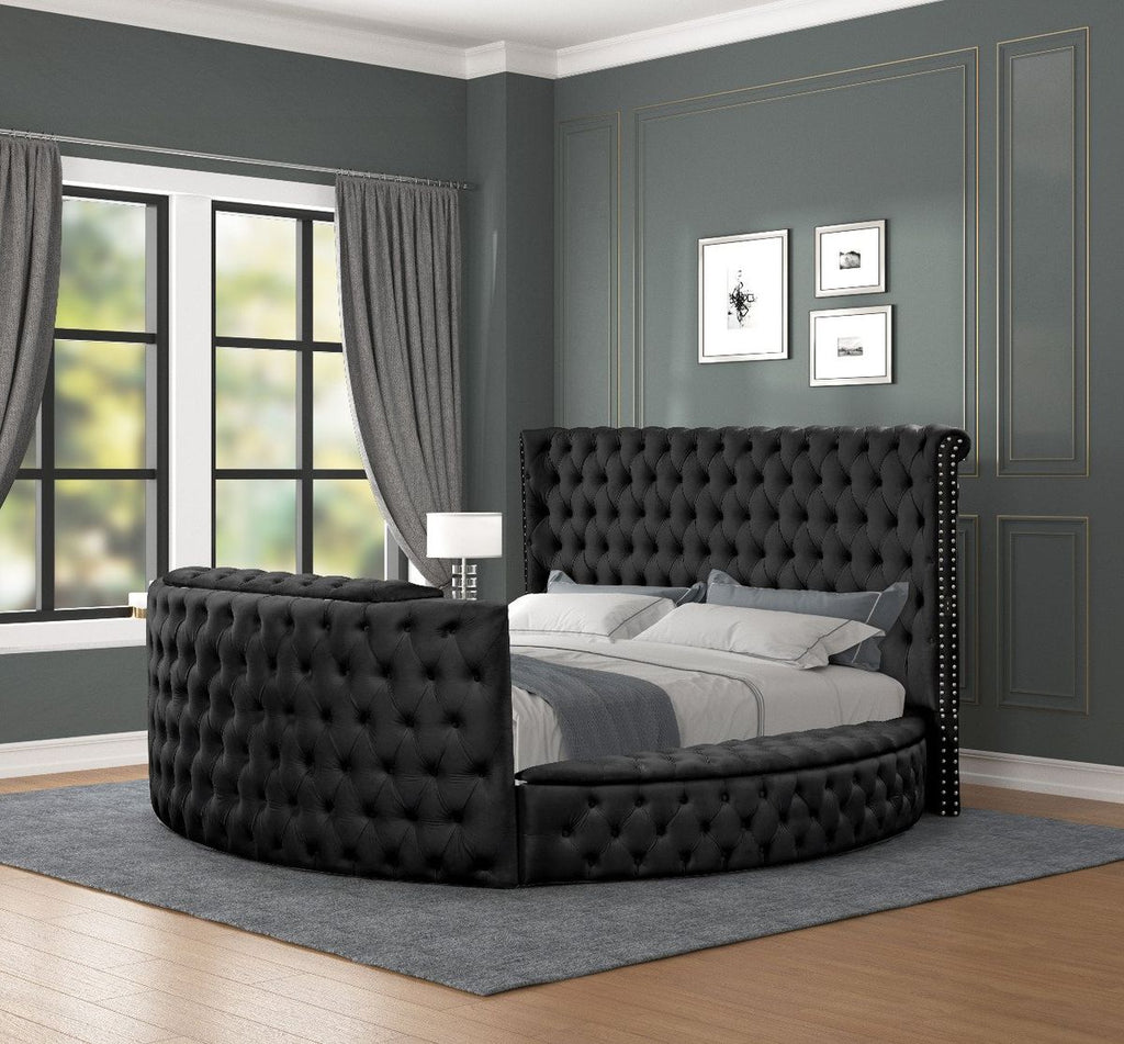 Galaxy Home Maya King Bed in Black