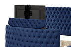 Galaxy Home Maya King Bed in Navy