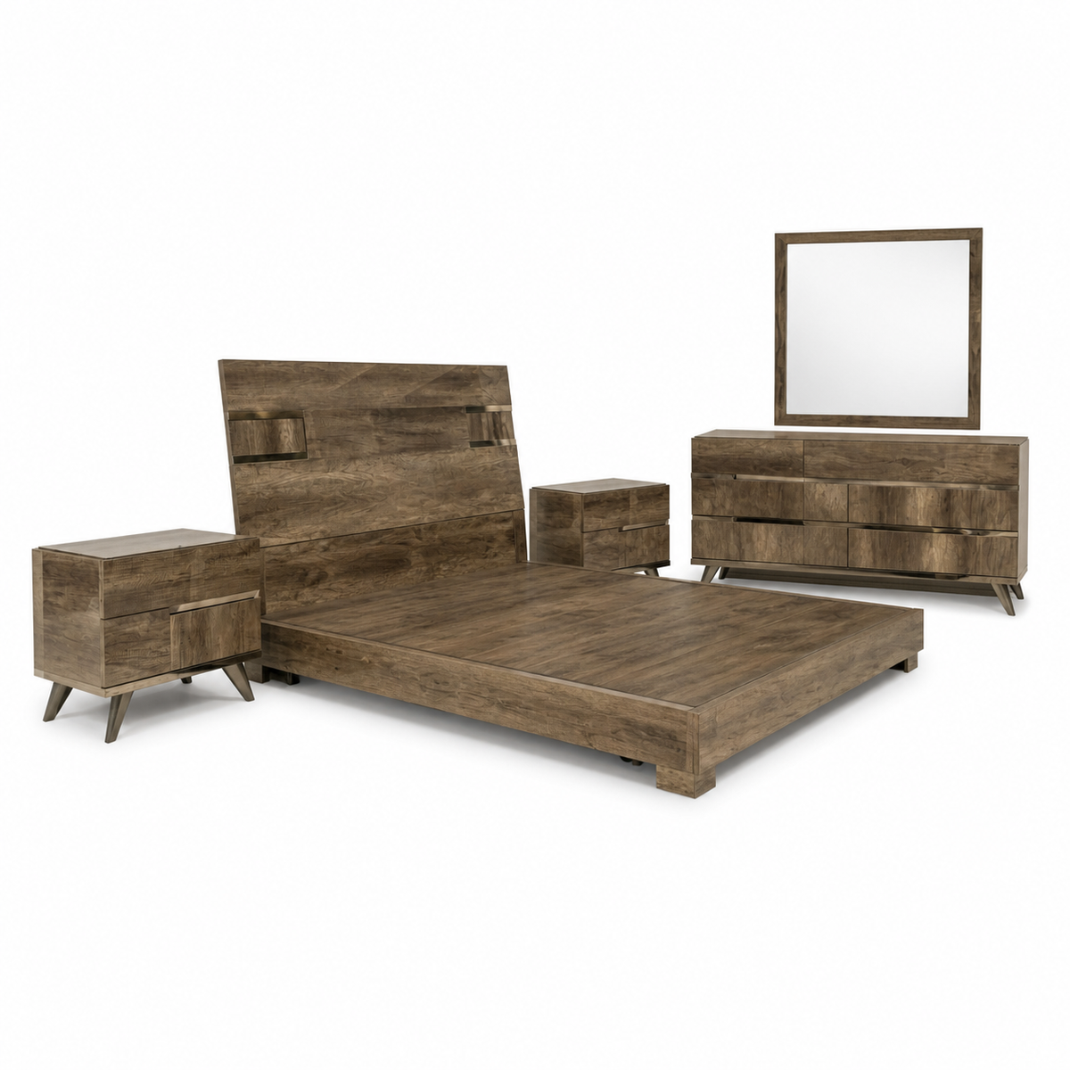 Medea bedroom collection on white background