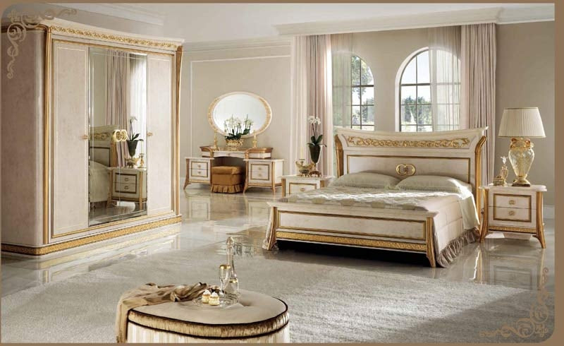 ESF Furniture - Arredoclassic Italy Melodia 4 Piece King Bedroom Set - MELODIAEKBS-4SET