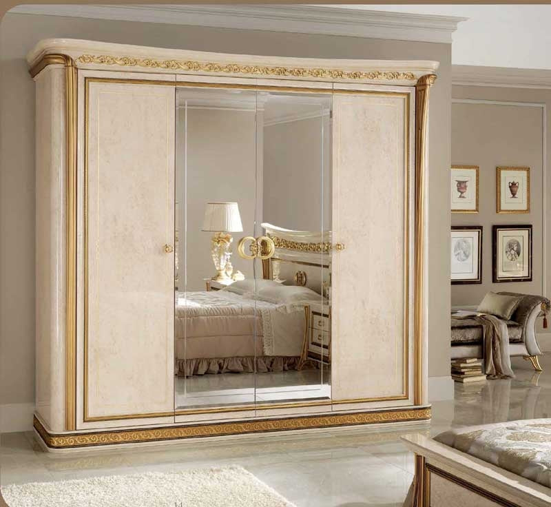 ESF Furniture - Arredoclassic Italy Melodia 4 Doors Wardrobe - MELODIA4DW
