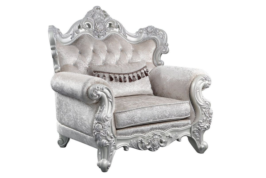 Galaxy Home Melrose Chair in Silver