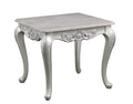 Galaxy Home Melrose End Table in Silver