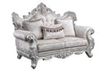 Galaxy Home Melrose Loveseat in Silver