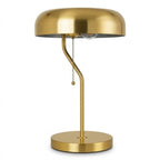 Metro Table lamp with Gold outer and White inner