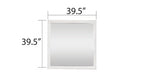 Galaxy Home Denver Mirror Rustic Oak