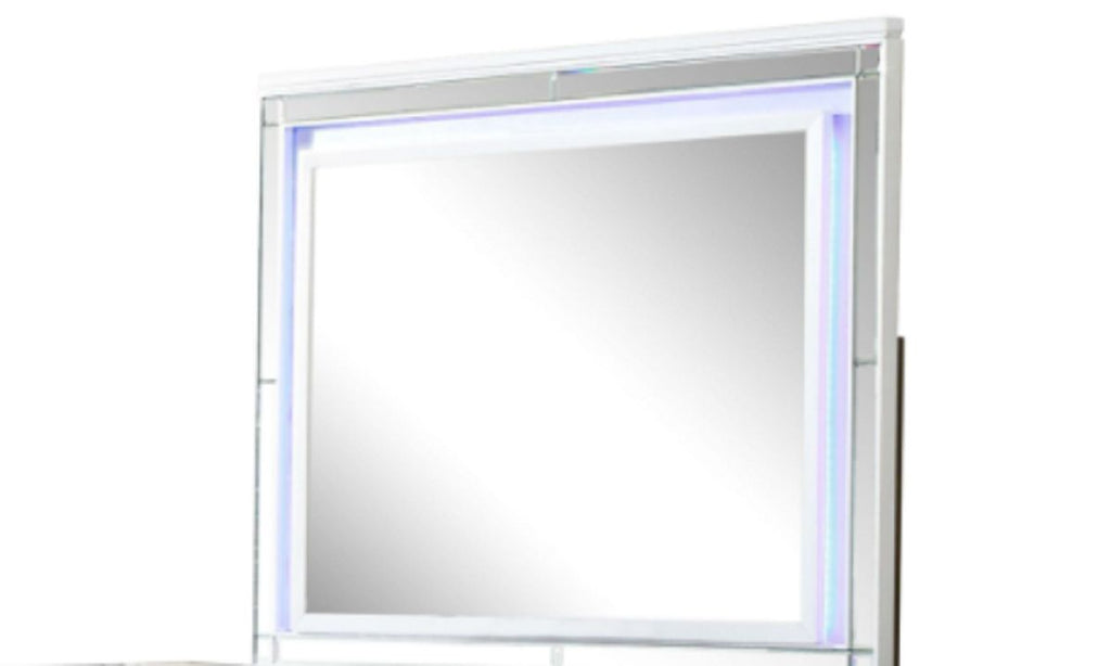 Galaxy Home Sterling Mirror in White
