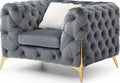 Galaxy Home Moderno Chair in Gray