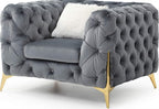 Galaxy Home Moderno Chair in Gray
