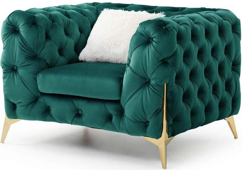 Galaxy Home Moderno Chair in Green