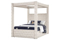 Galaxy Home Monica Queen Bed in Cream