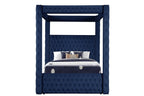Galaxy Home Monica Queen Bed in Navy