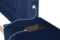 Galaxy Home Monica King Bed in Navy