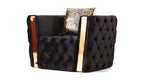 Galaxy Home Naomi Chair in Black
