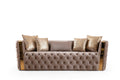Galaxy Home Naomi Sofa in Taupe